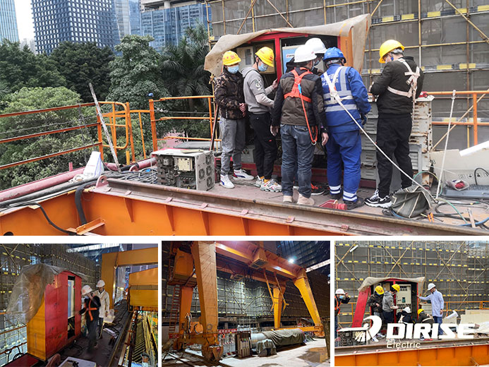 起重机龙门吊变频器应用案例-深圳9323彩低压变频器